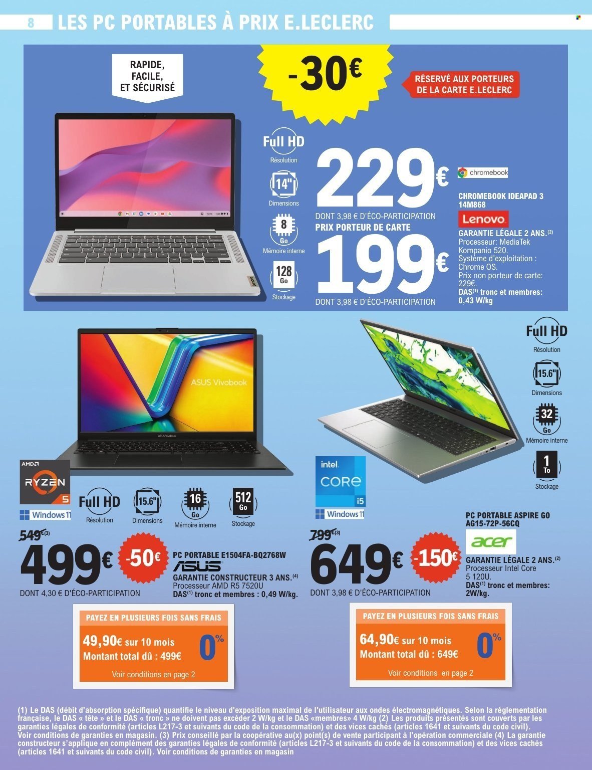 Catalogue E.LECLERC - TRAFIC HIGH TECH MICRO TELEPHONIE