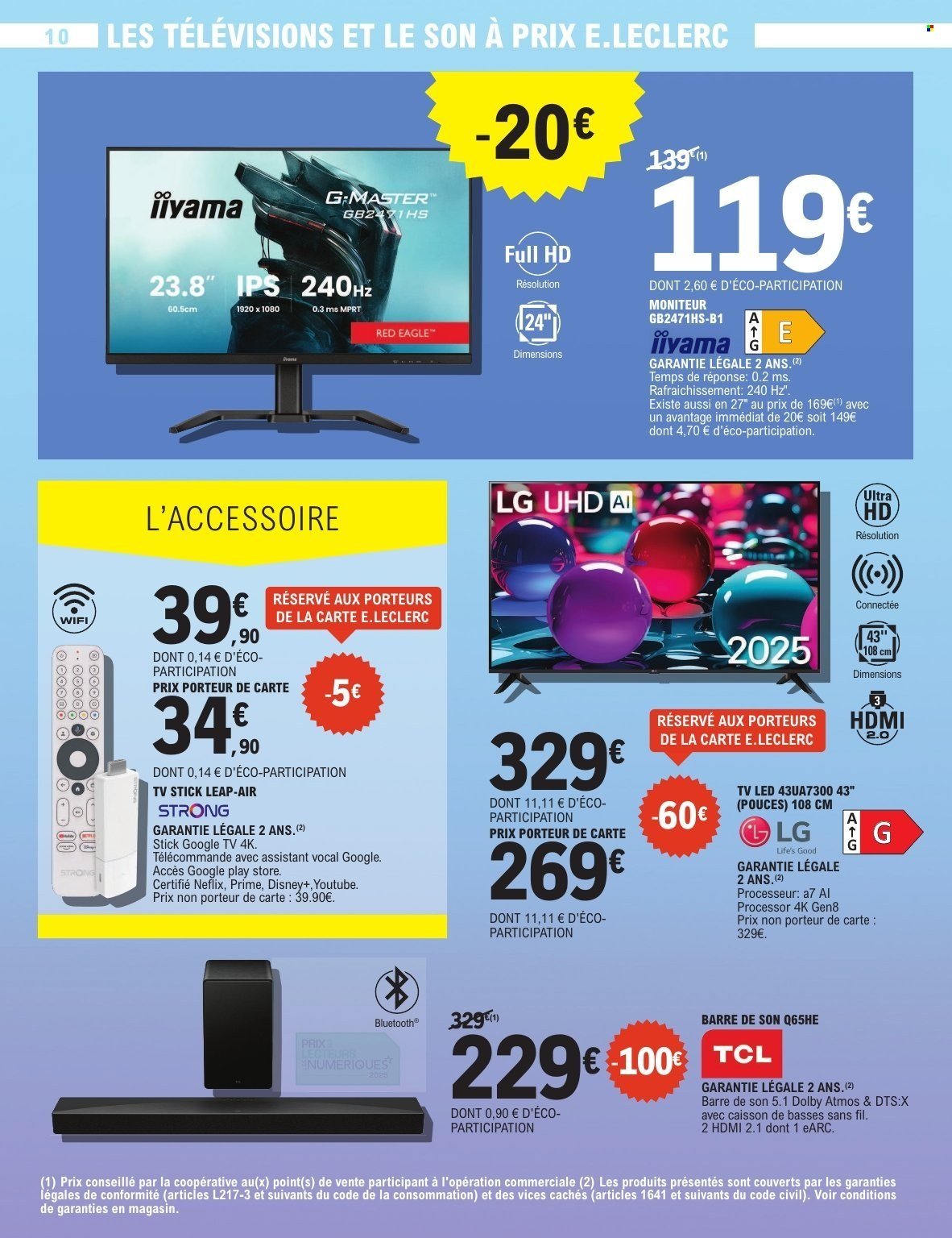 Catalogue E.LECLERC - TRAFIC HIGH TECH MICRO TELEPHONIE