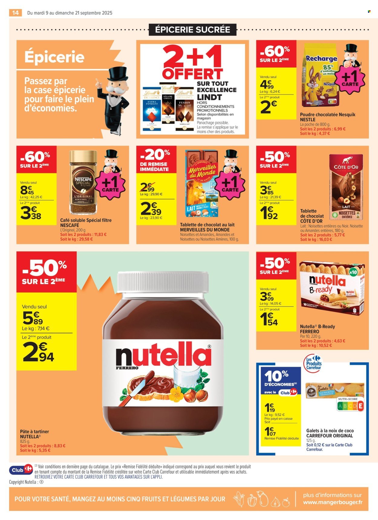 Catalogue CARREFOUR CONTACT - LE MOIS MONOPOLY (2025-09-09 - 2025-09-21)