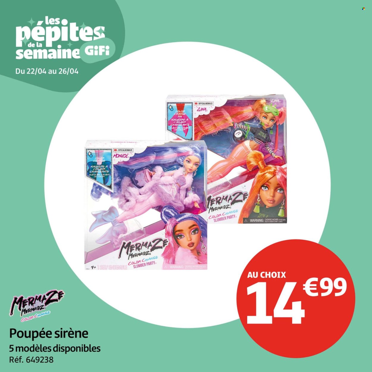 Catalogue GIFI - Du mercredi 22 avril 2026 (2026-04-22 - 2026-04-26)