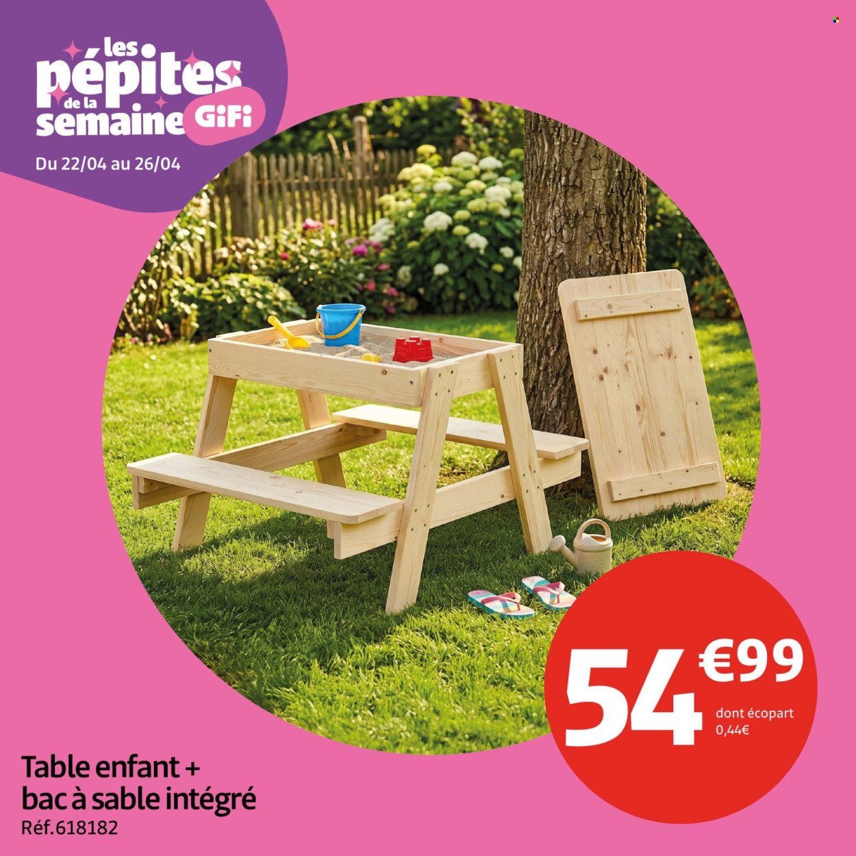 Catalogue GIFI - Du mercredi 22 avril 2026 (2026-04-22 - 2026-04-26)