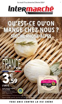Catalogue INTERMARCHÉ - QU’EST-CE QU’ON MANGE CHEZ NOUS ? SPÉCIAL RHÔNE-ALPES