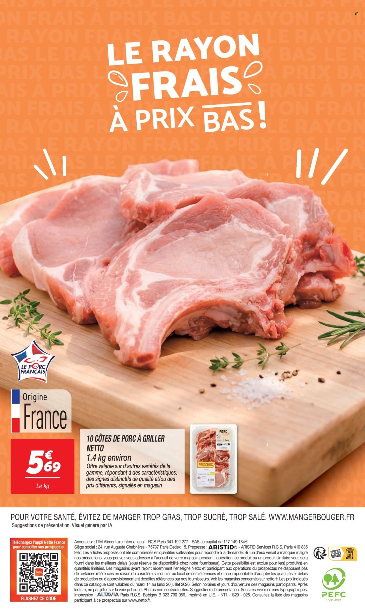 Catalogue NETTO - LE RAYON FRAIS À PRIX BAS