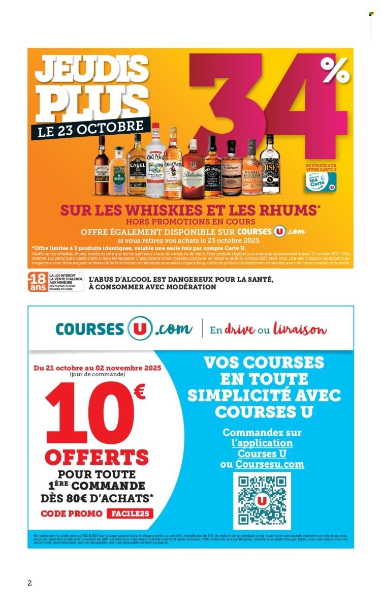 Catalogue SUPER U - Les prix bas de la semaine (2025-10-21 - 2025-11-02)