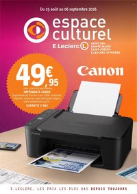 Catalogue E.LECLERC - Du mardi 25 août 2026
