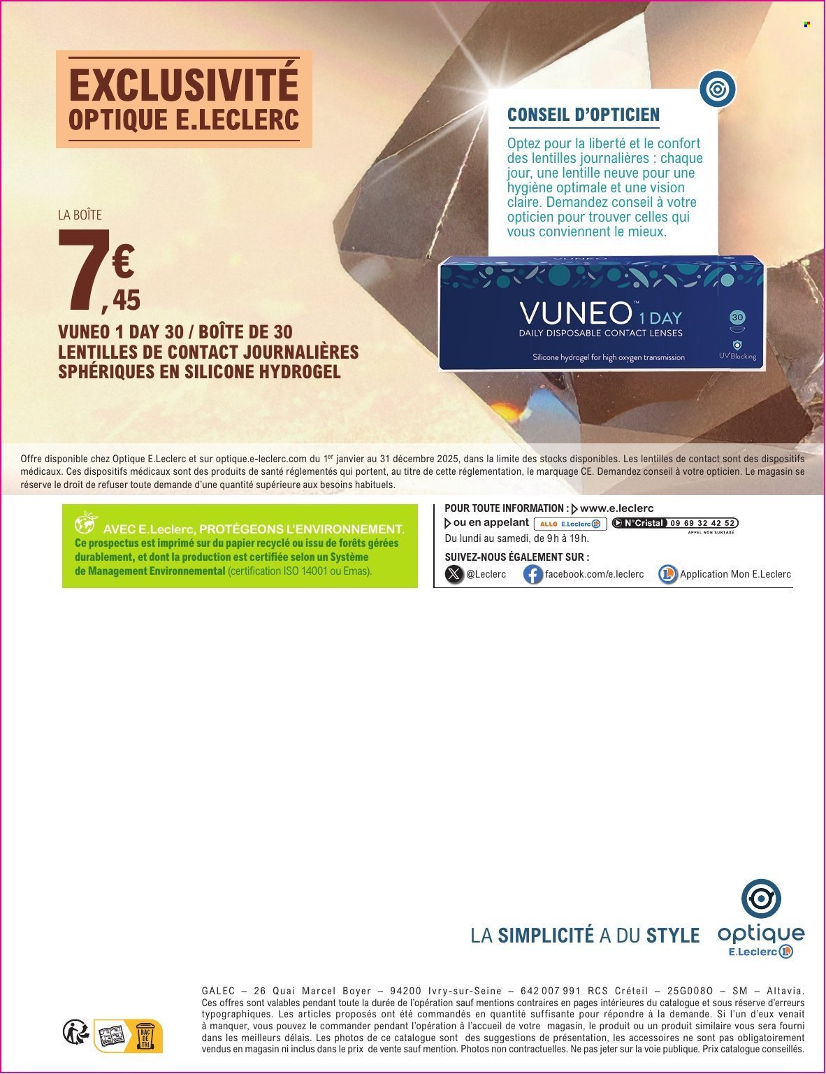 Catalogue E.LECLERC - OPTI'DAYS NOEL (2025-11-24 - 2025-12-20)