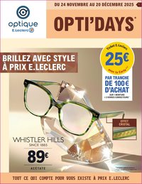Catalogue E.LECLERC - OPTI'DAYS NOEL (2025-11-24 - 2025-12-20)