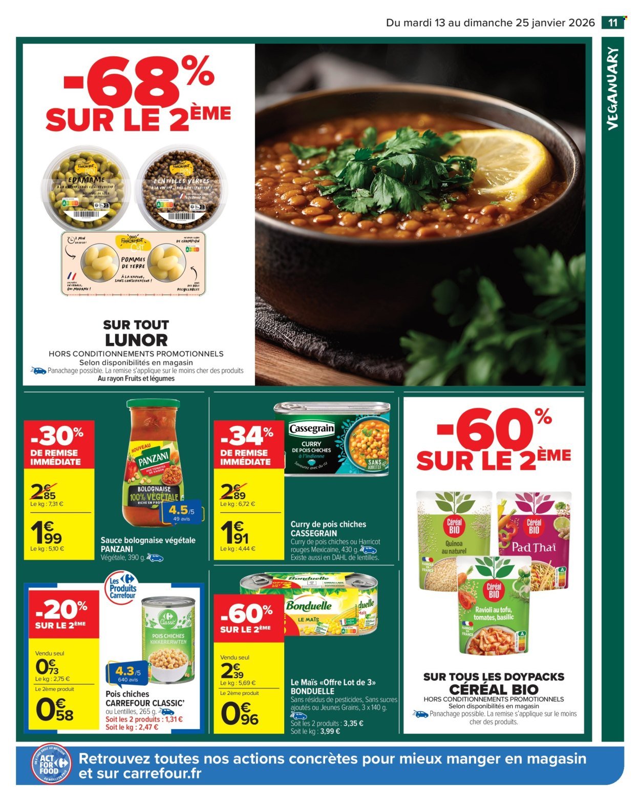 Catalogue CARREFOUR MARKET - LES PROMOS DU QUOTIDIEN ! (2026-01-13 - 2026-01-25)