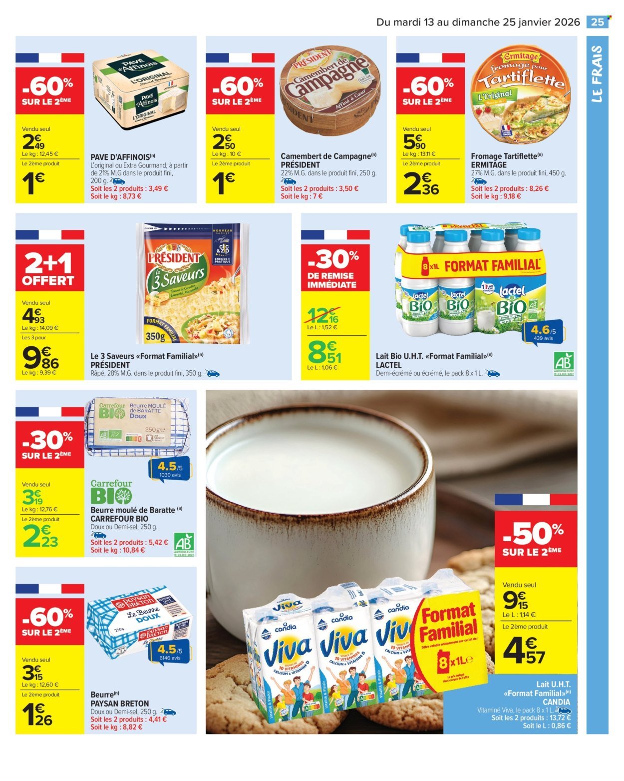 Catalogue CARREFOUR MARKET - LES PROMOS DU QUOTIDIEN ! (2026-01-13 - 2026-01-25)