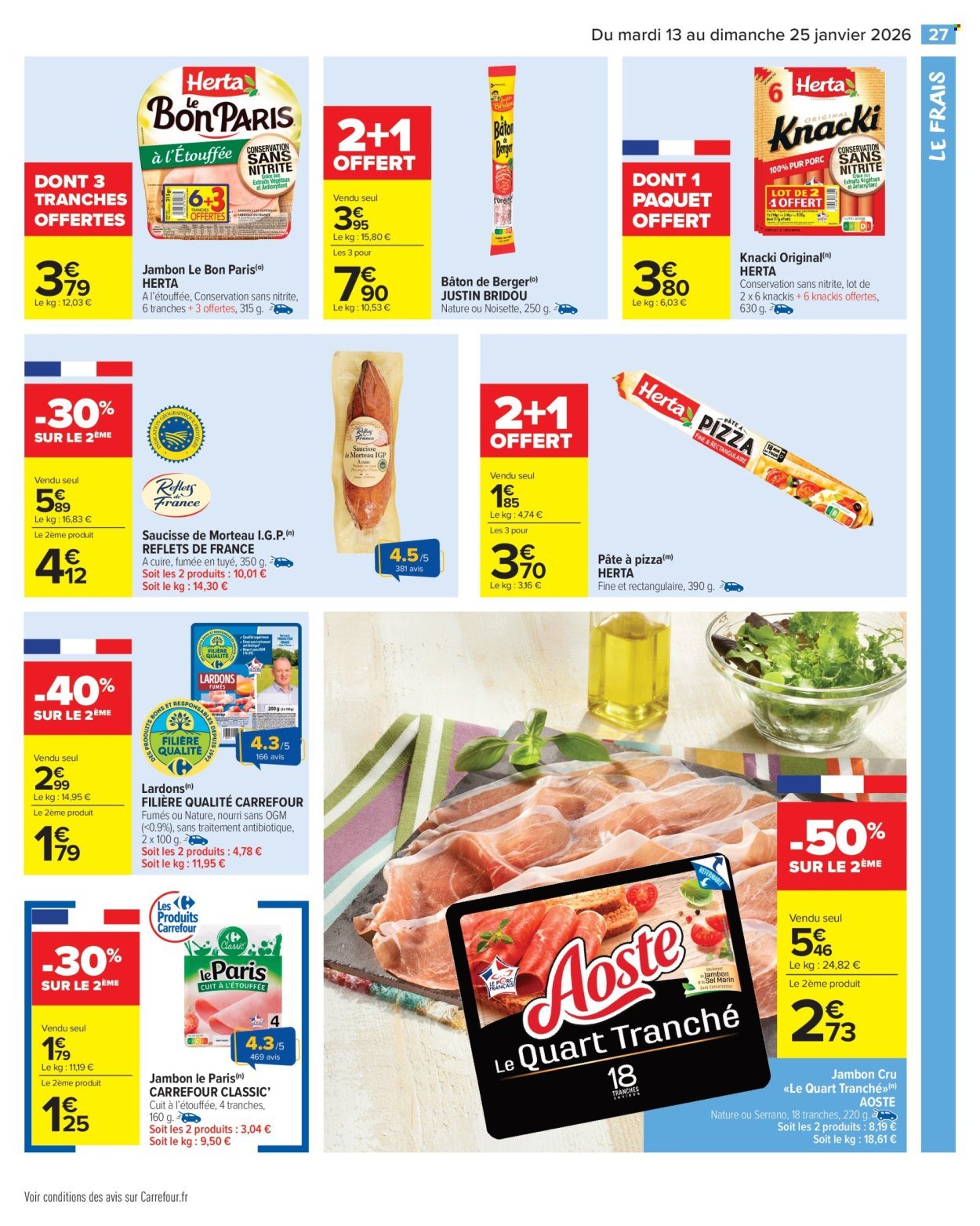 Catalogue CARREFOUR MARKET - LES PROMOS DU QUOTIDIEN ! (2026-01-13 - 2026-01-25)
