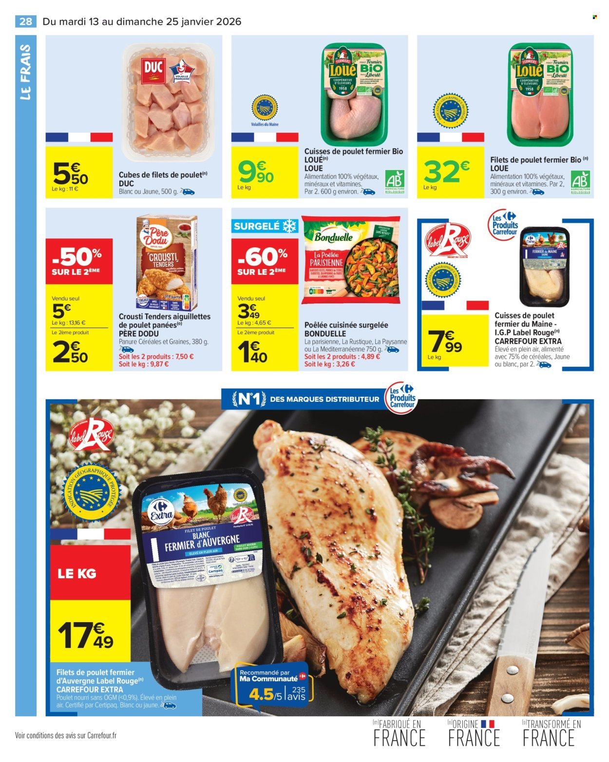 Catalogue CARREFOUR MARKET - LES PROMOS DU QUOTIDIEN ! (2026-01-13 - 2026-01-25)
