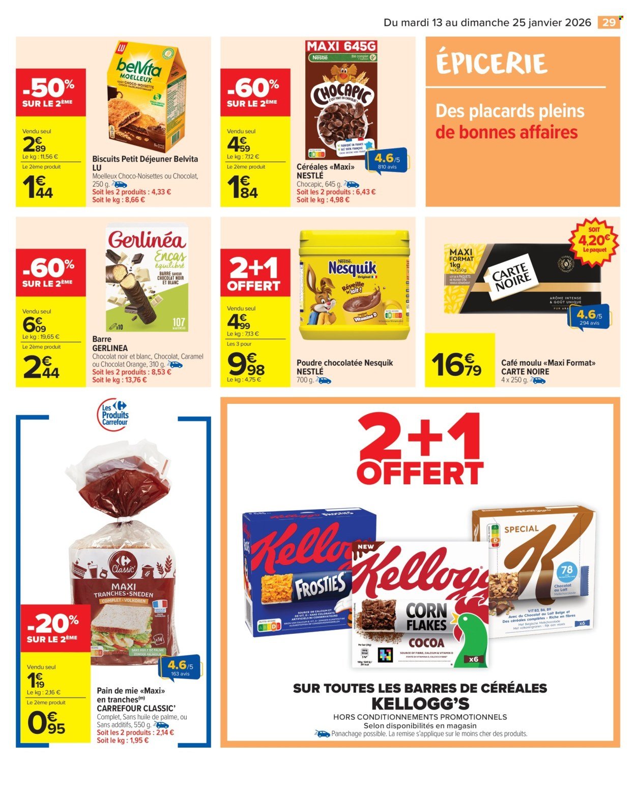 Catalogue CARREFOUR MARKET - LES PROMOS DU QUOTIDIEN ! (2026-01-13 - 2026-01-25)