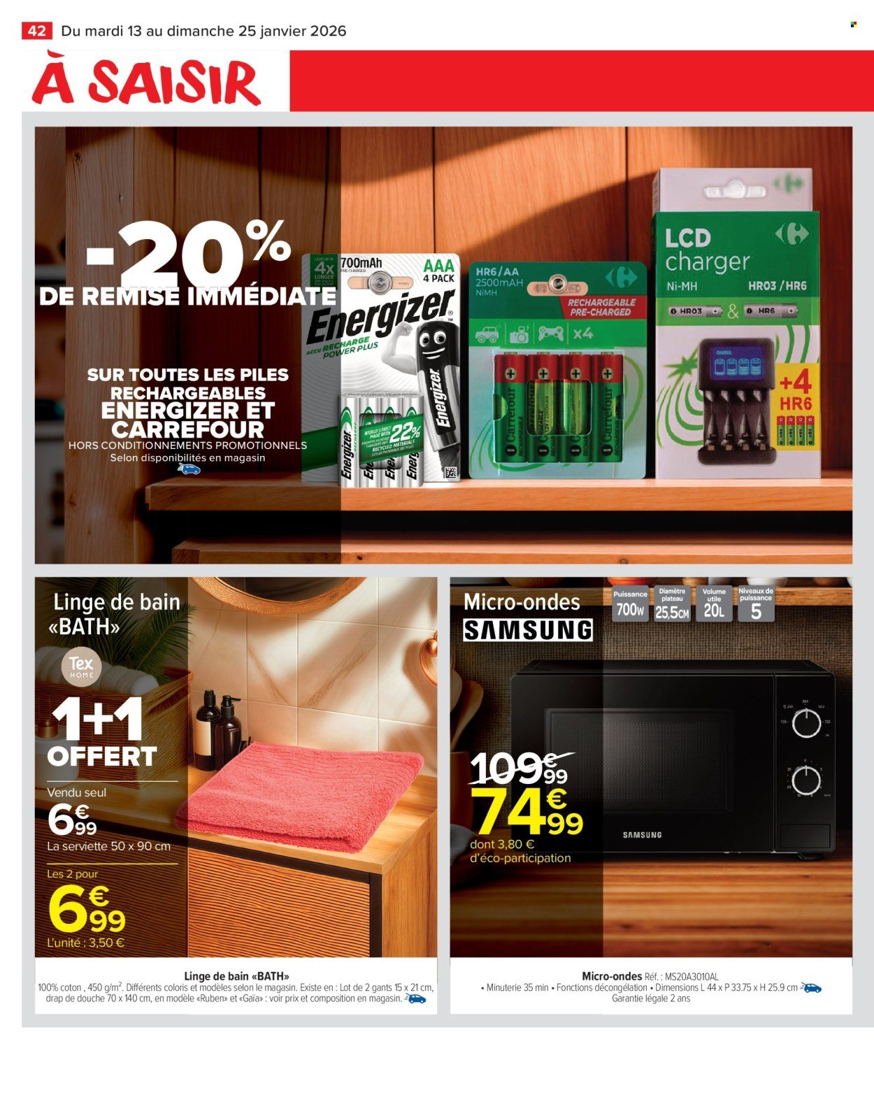 Catalogue CARREFOUR MARKET - LES PROMOS DU QUOTIDIEN ! (2026-01-13 - 2026-01-25)