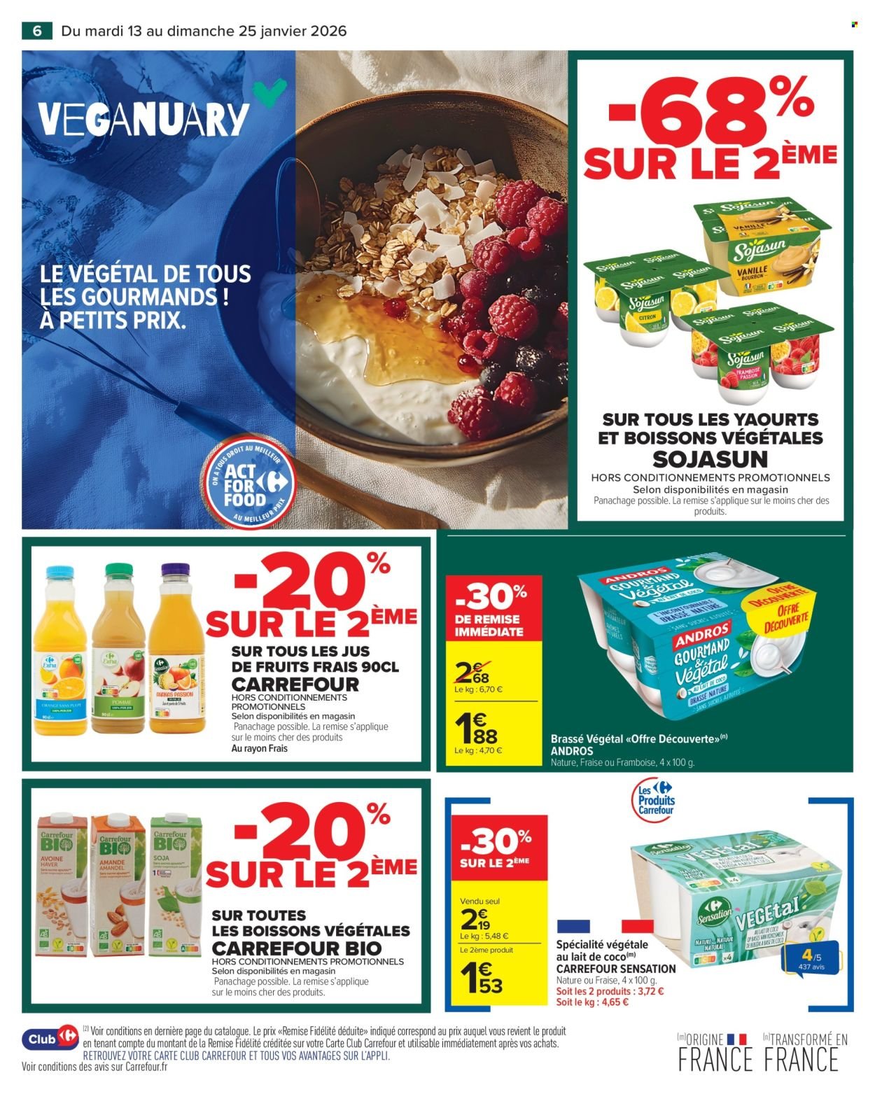 Catalogue CARREFOUR MARKET - LES PROMOS DU QUOTIDIEN ! (2026-01-13 - 2026-01-25)