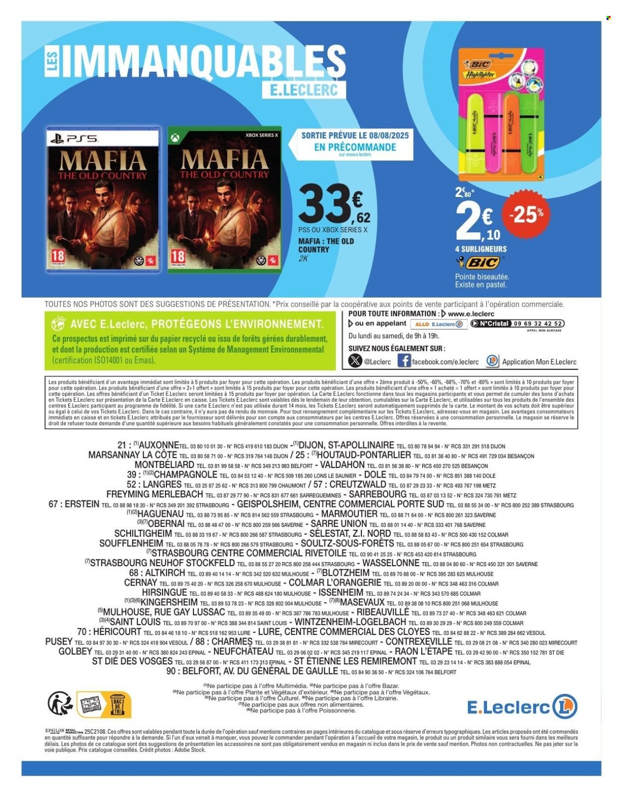 Catalogue E.LECLERC - TRAFIC POUVOIR ACHAT (2025-08-05 - 2025-08-16)