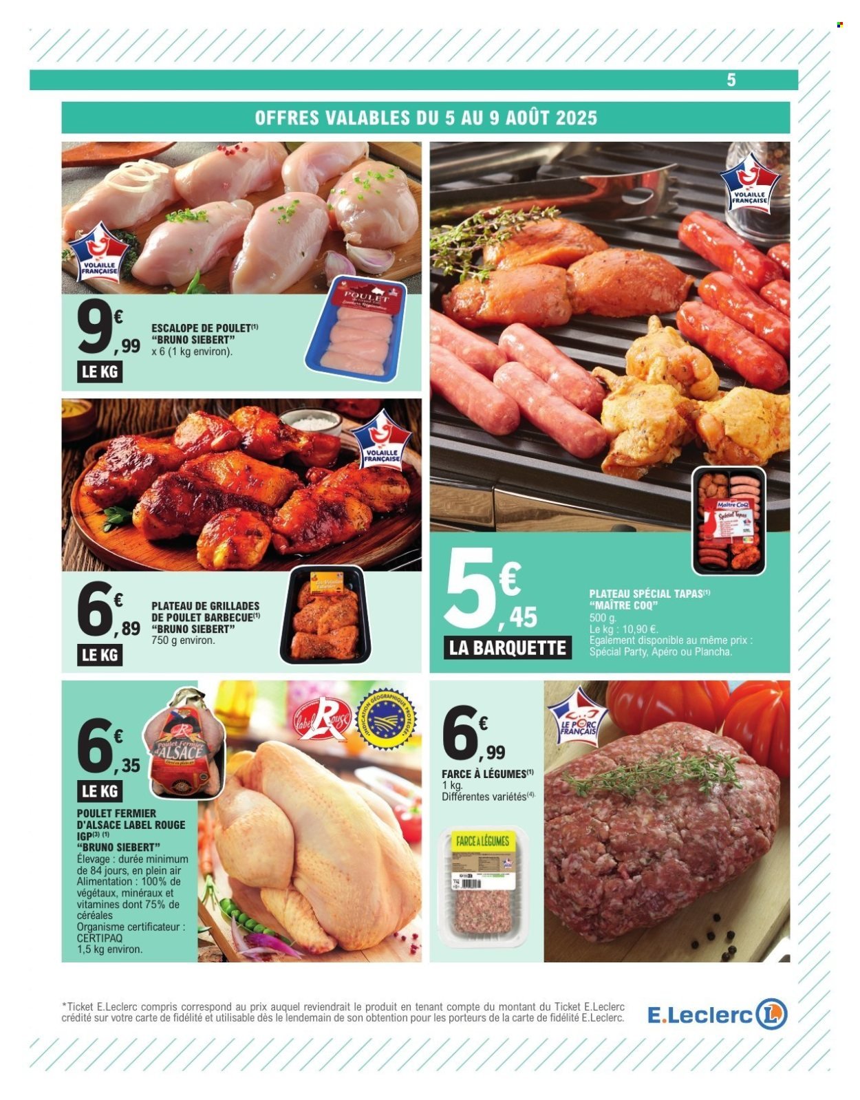 Catalogue E.LECLERC - TRAFIC POUVOIR ACHAT (2025-08-05 - 2025-08-16)