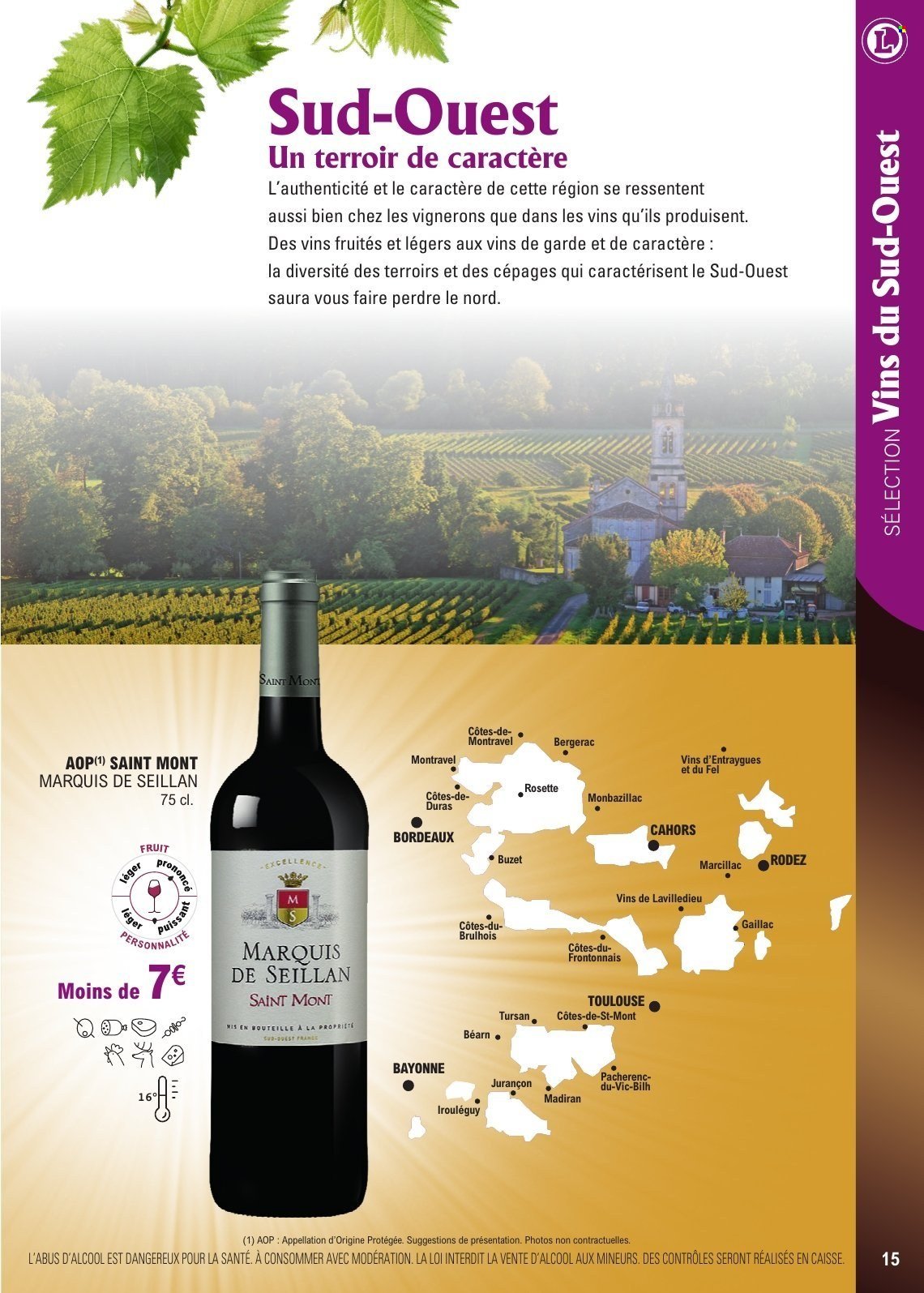 Catalogue E.LECLERC - GUIDE DES VINS 2026/2027