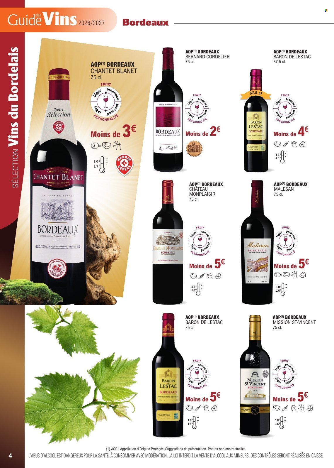 Catalogue E.LECLERC - GUIDE DES VINS 2026/2027
