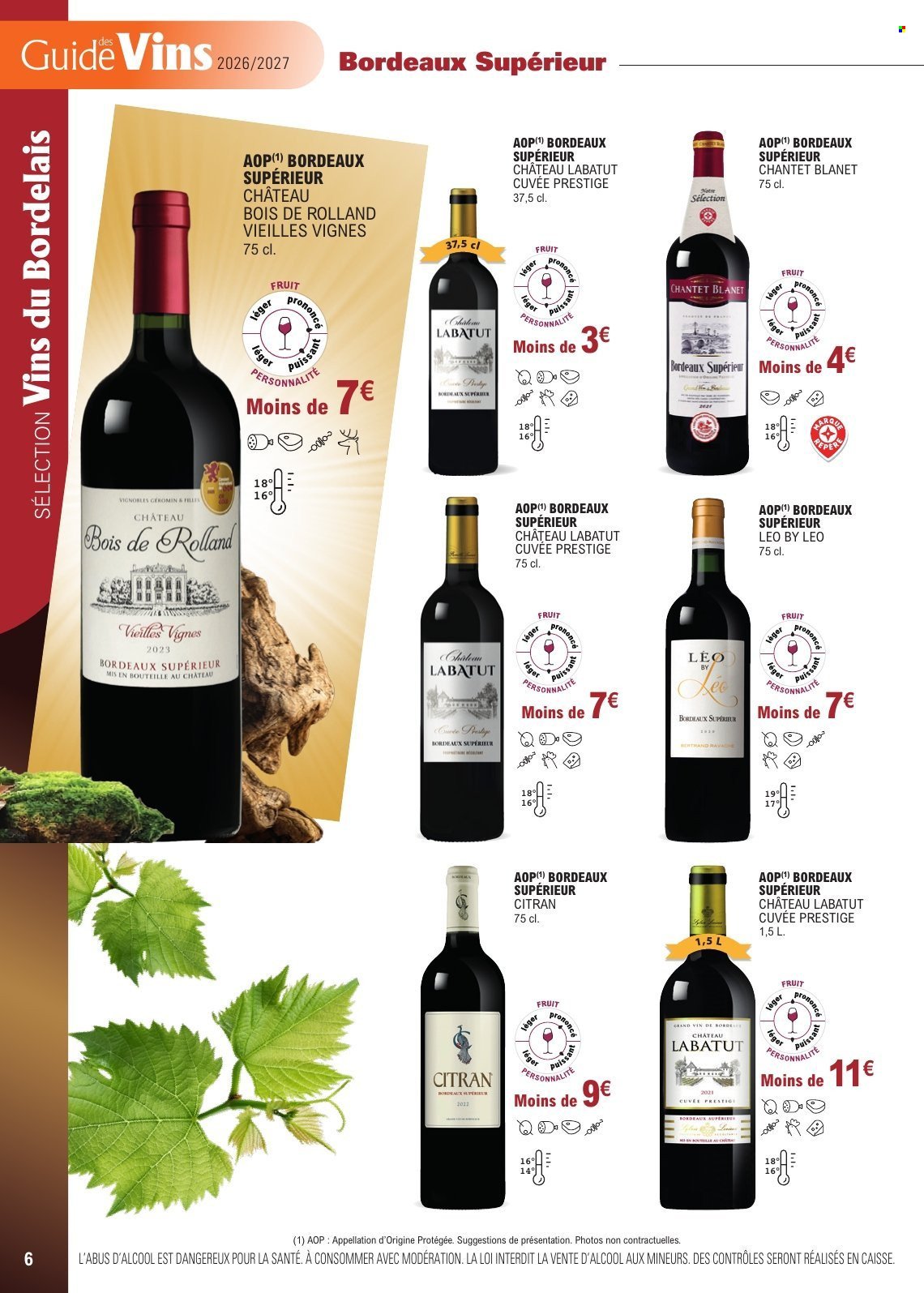 Catalogue E.LECLERC - GUIDE DES VINS 2026/2027