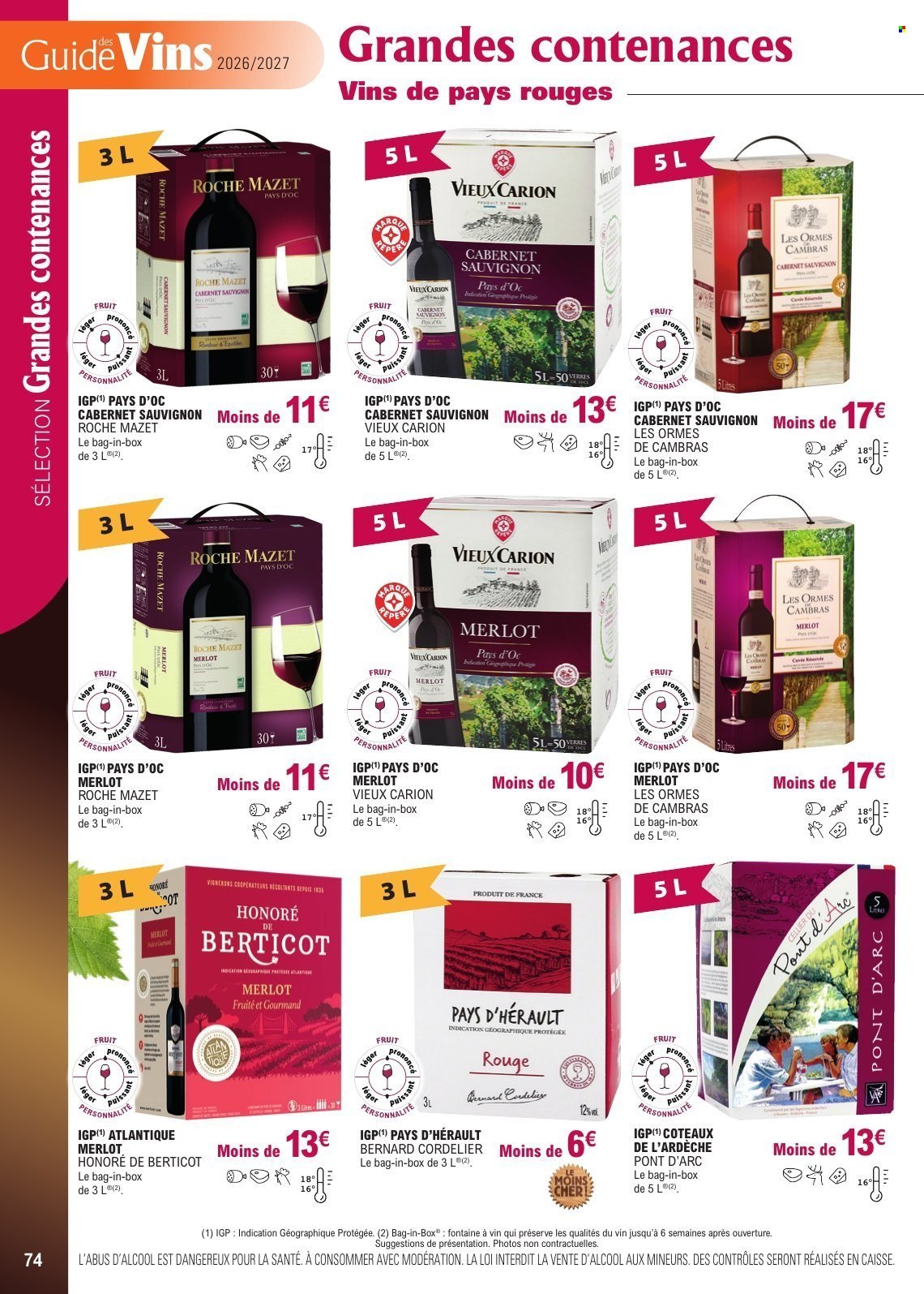 Catalogue E.LECLERC - GUIDE DES VINS 2026/2027