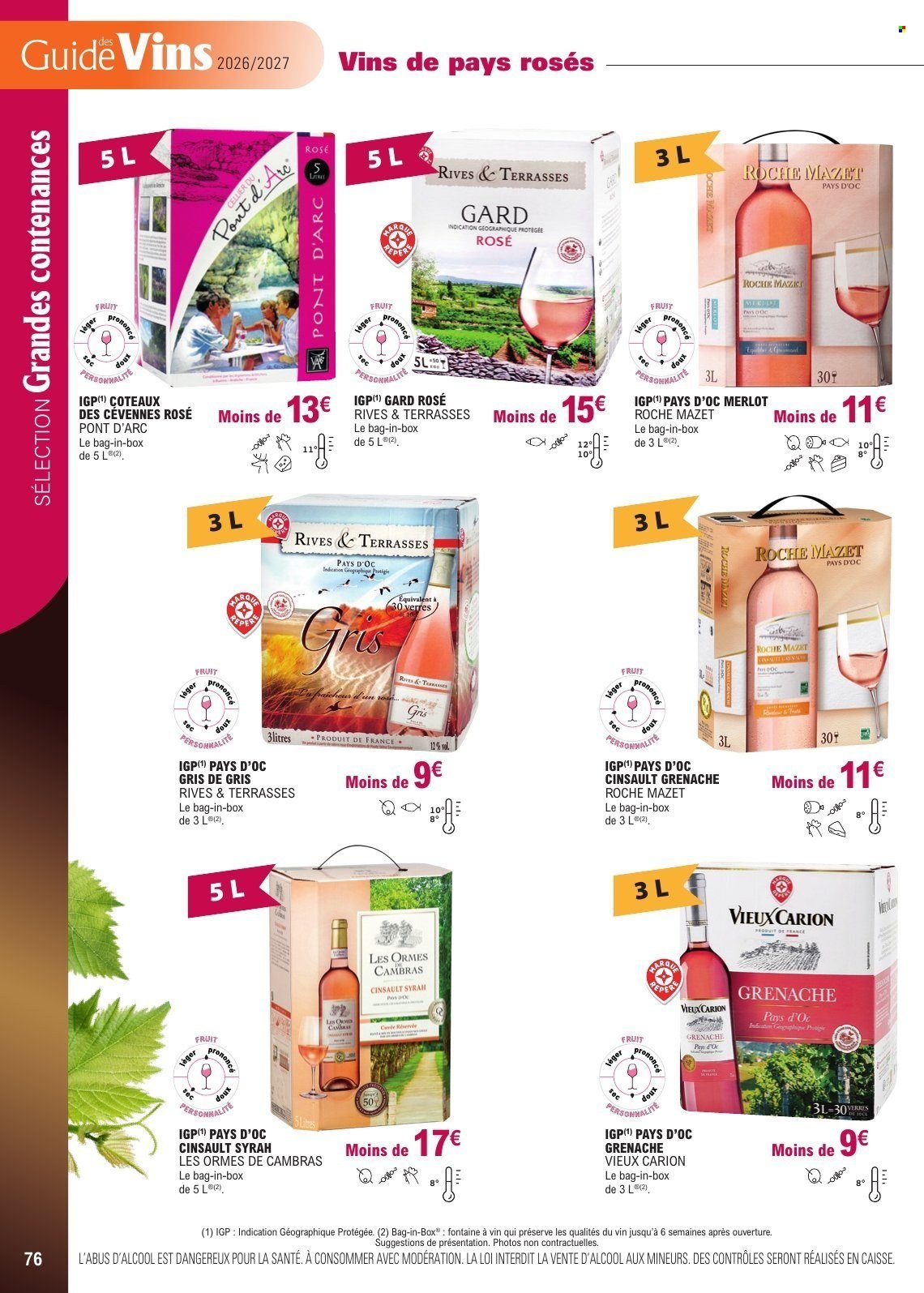 Catalogue E.LECLERC - GUIDE DES VINS 2026/2027