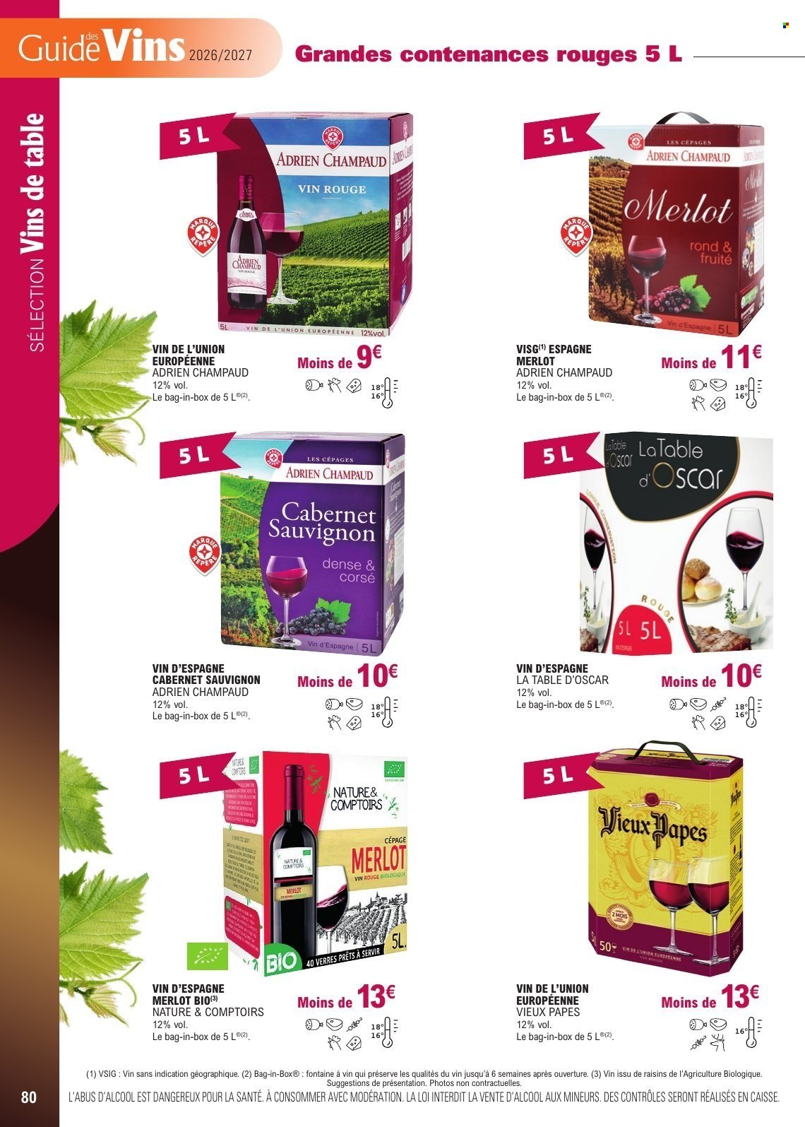 Catalogue E.LECLERC - GUIDE DES VINS 2026/2027