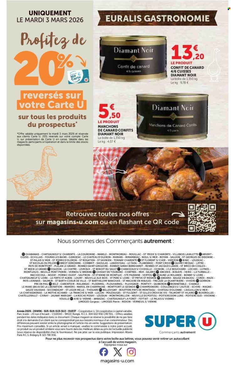 Catalogue SUPER U - Foire au gras