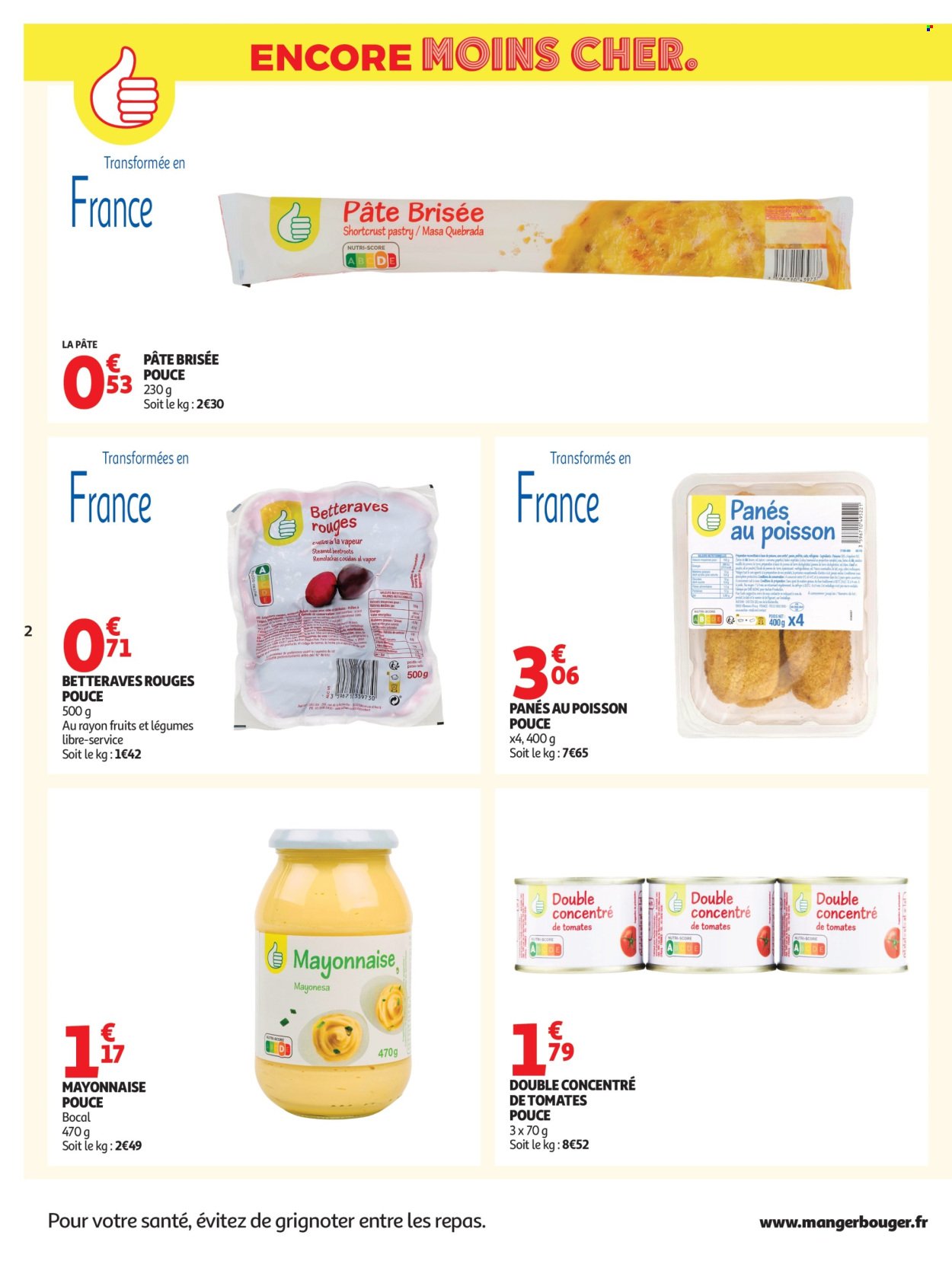 Catalogue AUCHAN - Petits prix marque Pouce