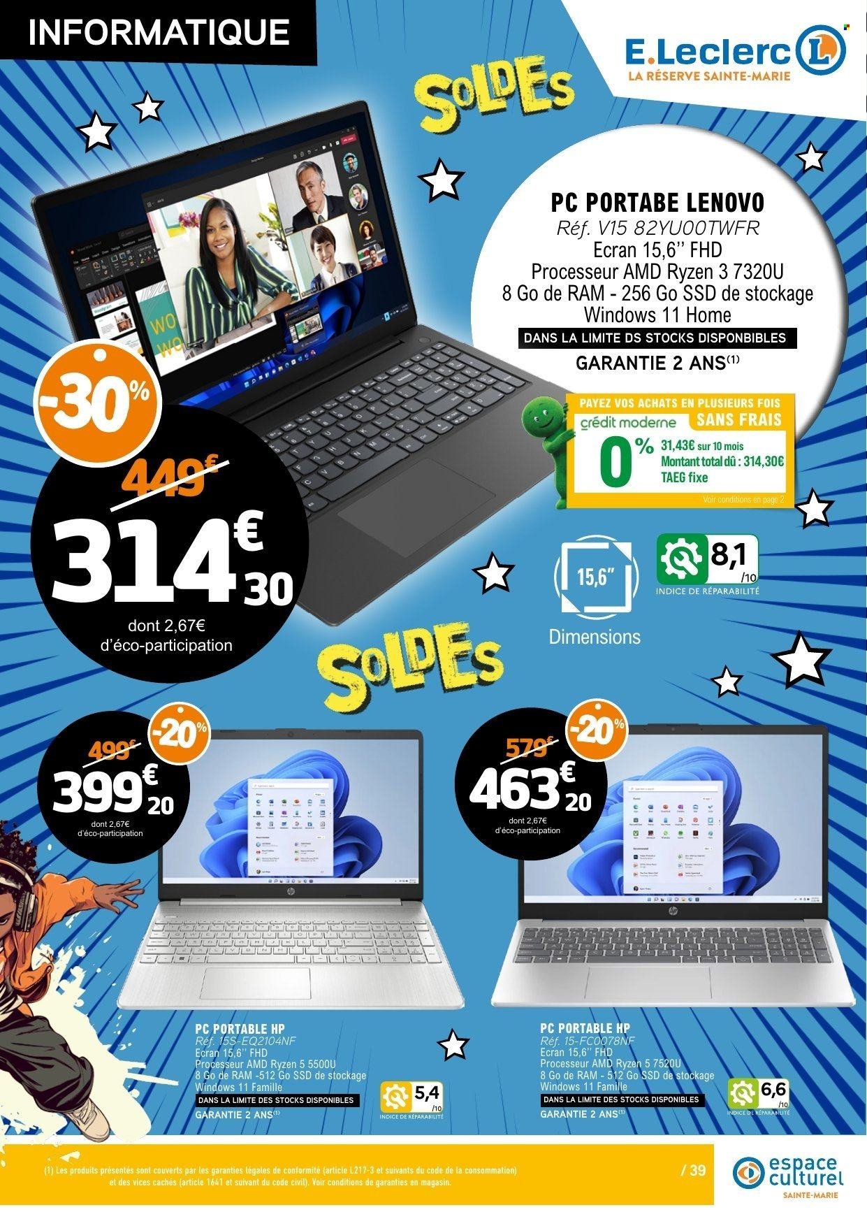 Catalogue E.LECLERC - Du samedi 5 septembre 2026