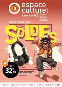 Catalogue E.LECLERC - Du samedi 5 septembre 2026