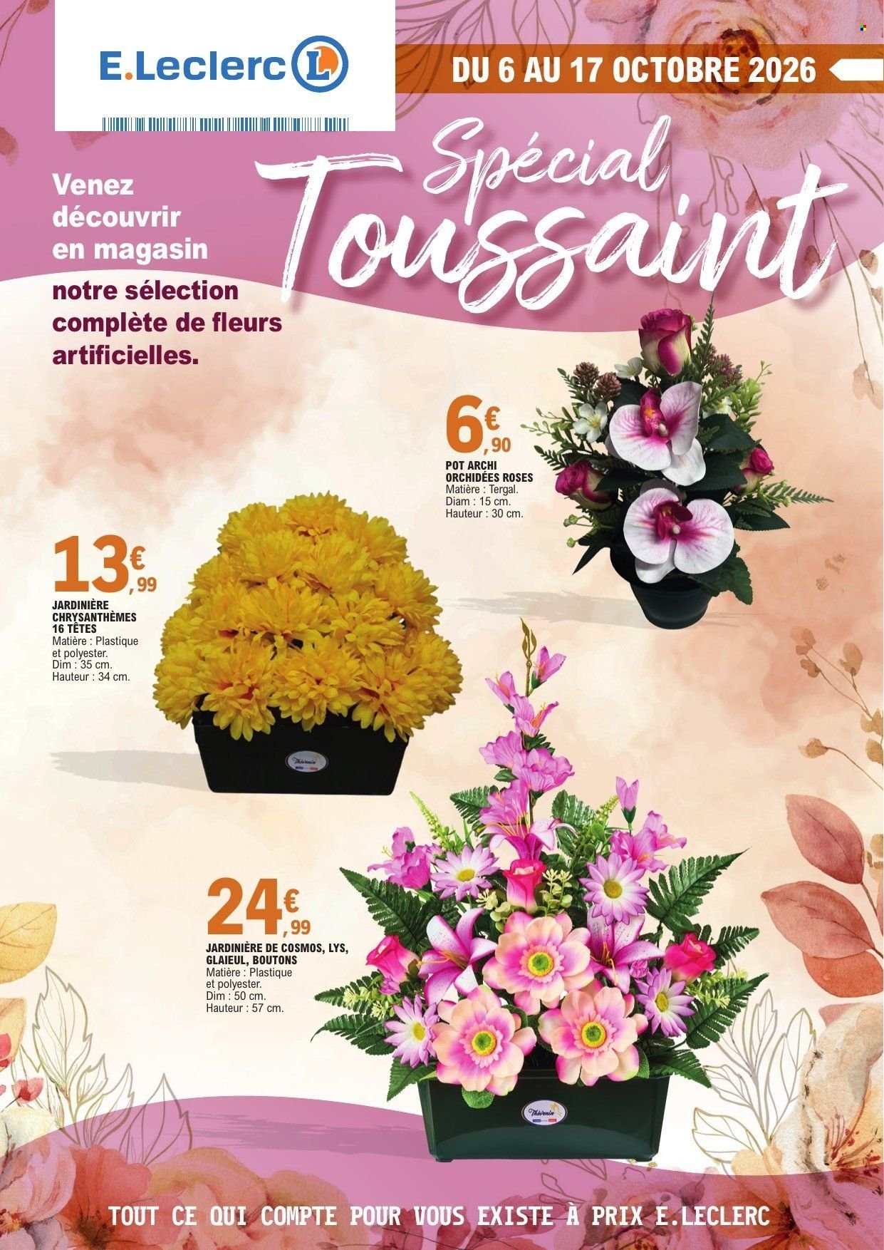 Catalogue E.LECLERC - OP TOUSSAINT 100% digital mosaique
