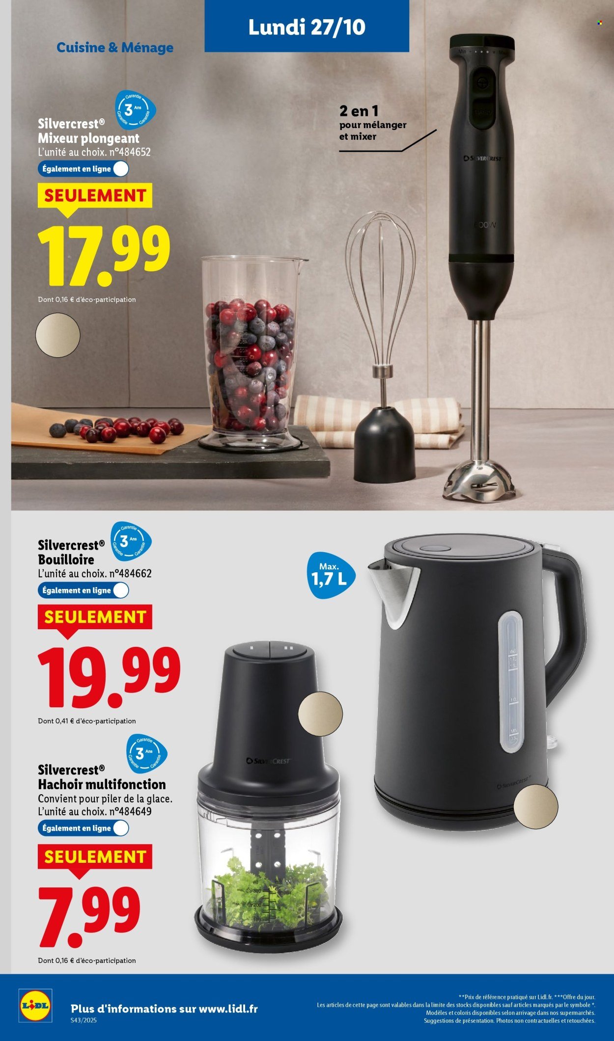 Catalogue LIDL - Les bonnes affaires de la semaine