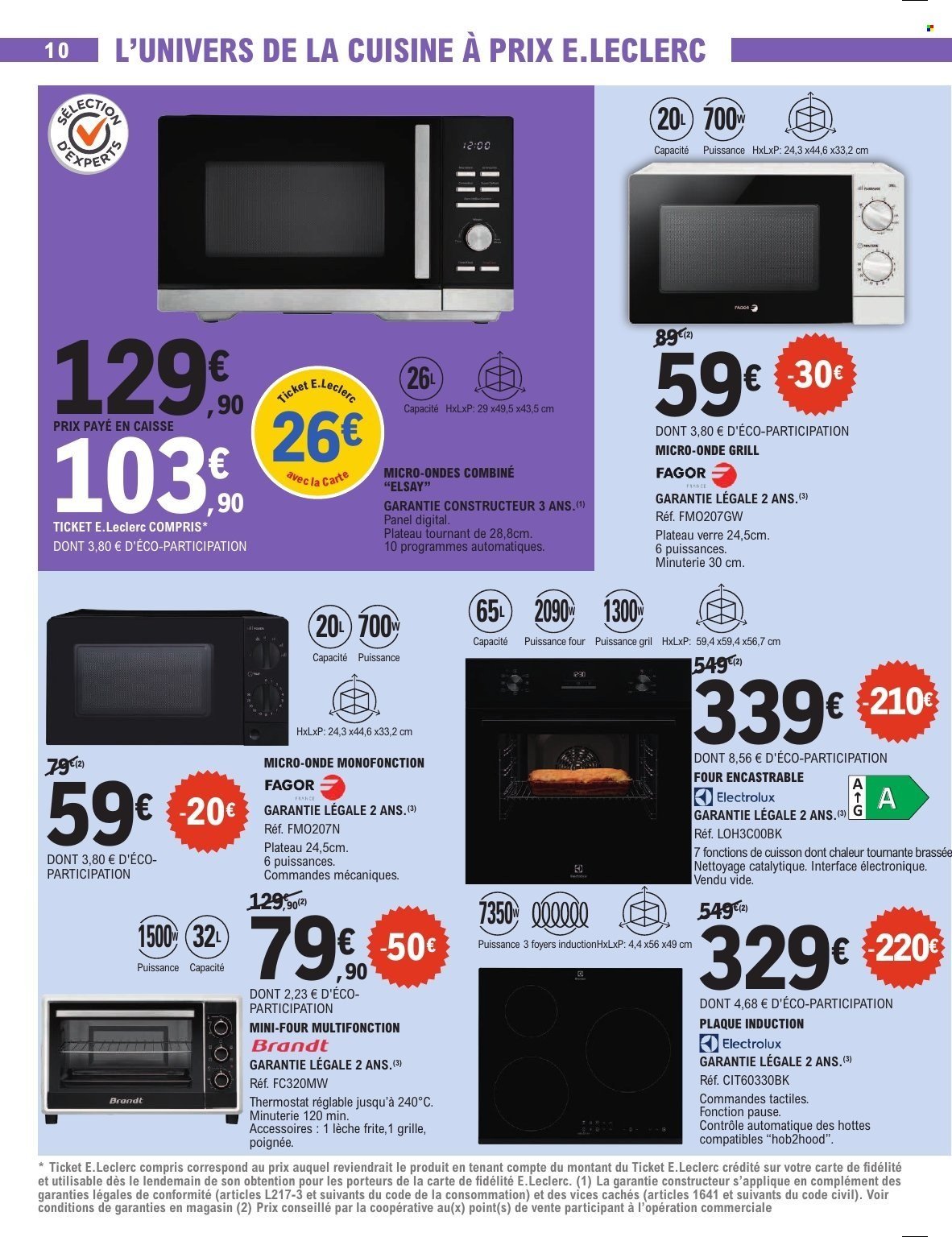 Catalogue E.LECLERC - ARTS MENAGERS OCTOBRE