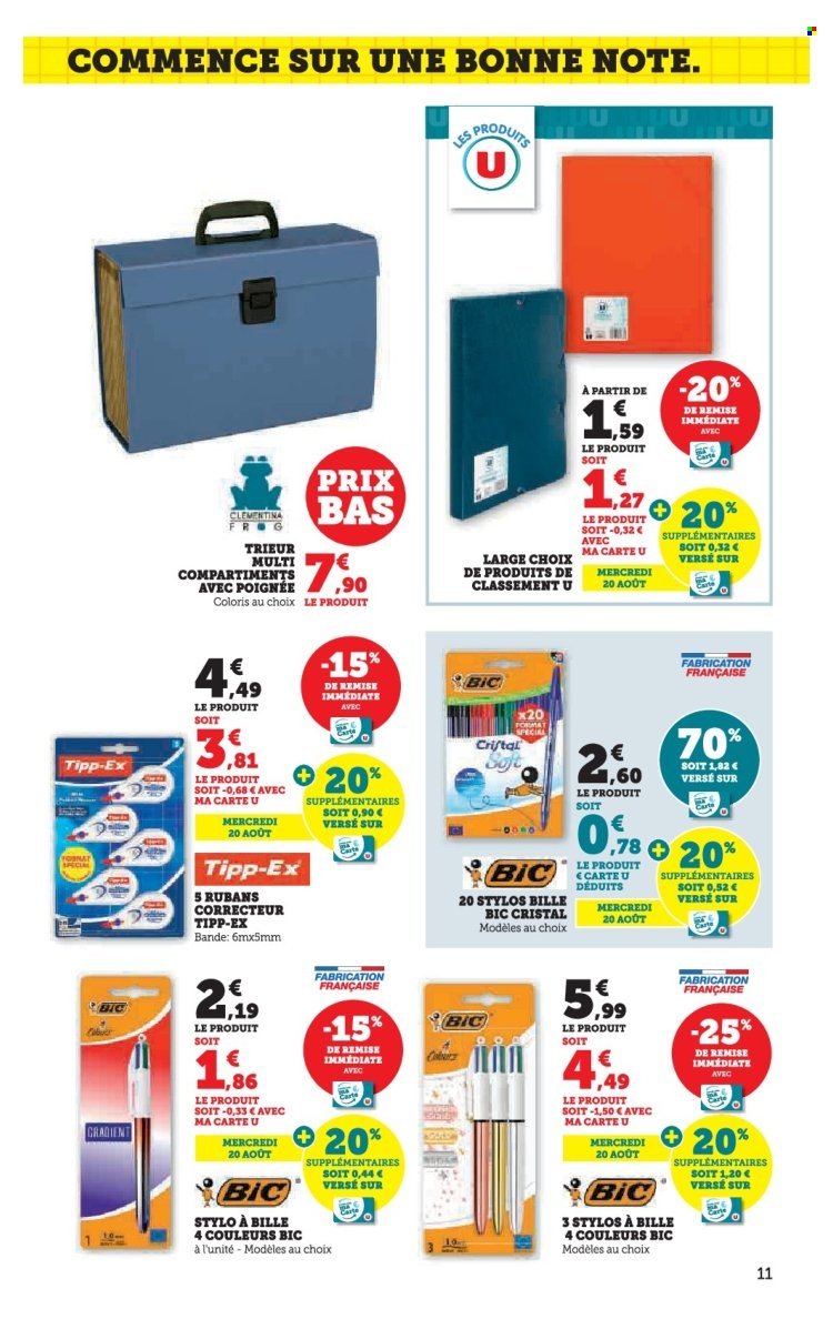 Catalogue SUPER U - La rentrée à prix bas (2025-08-05 - 2025-08-24)