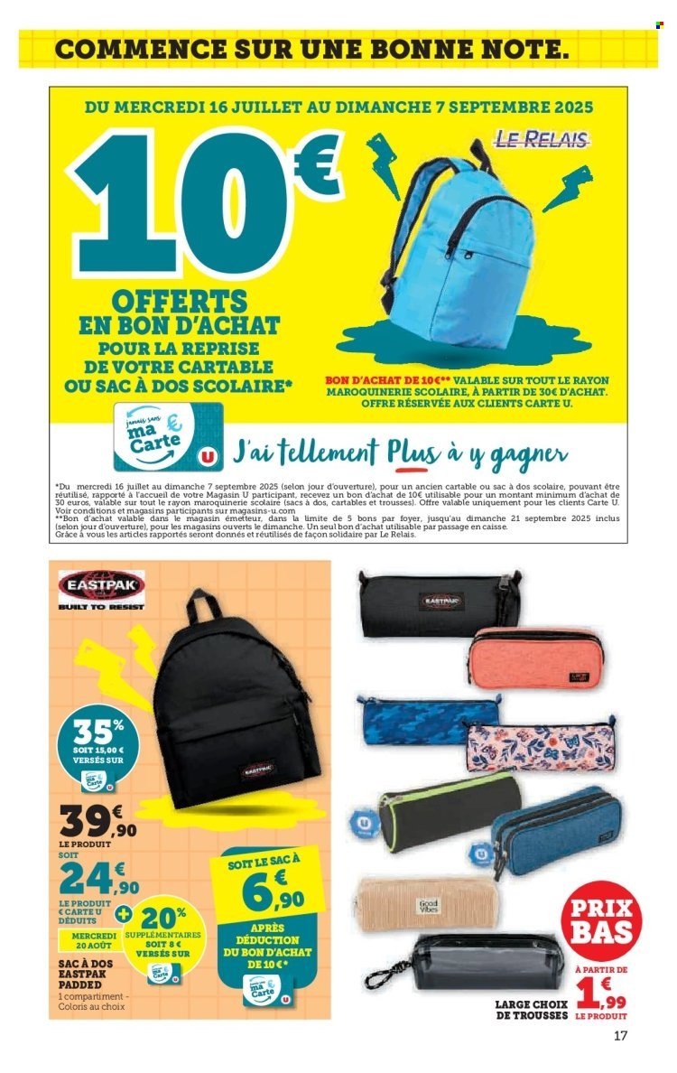 Catalogue SUPER U - La rentrée à prix bas (2025-08-05 - 2025-08-24)