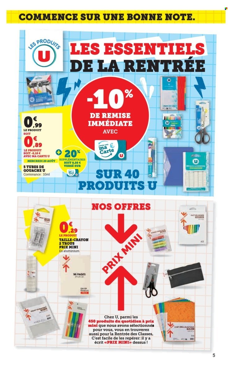 Catalogue SUPER U - La rentrée à prix bas (2025-08-05 - 2025-08-24)