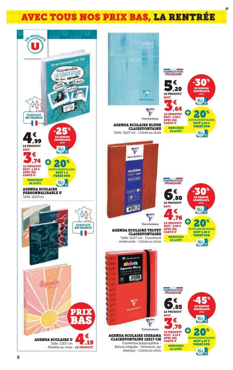 Catalogue SUPER U - La rentrée à prix bas (2025-08-05 - 2025-08-24)