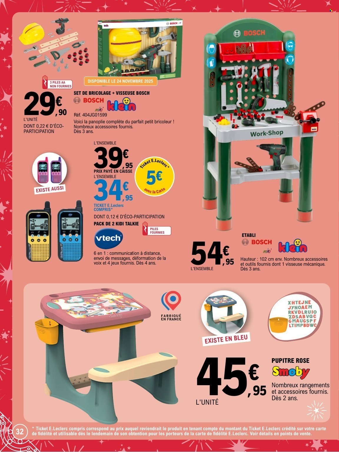 Catalogue E.LECLERC - Du mardi 11 novembre 2025