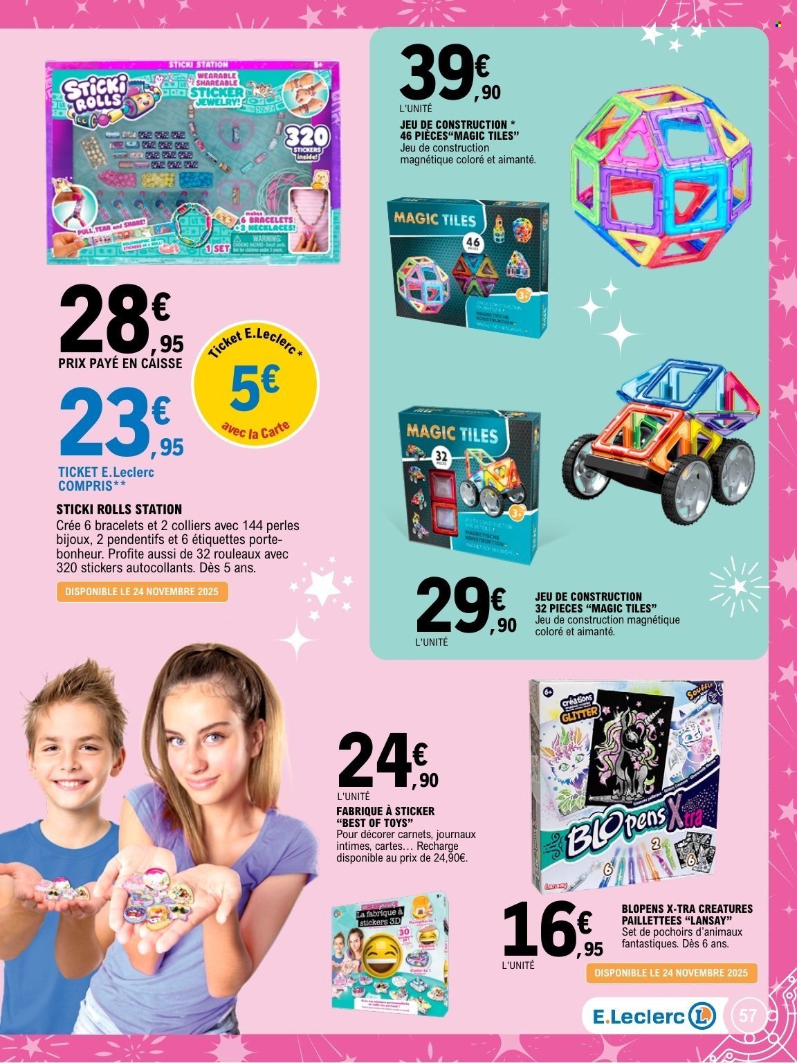 Catalogue E.LECLERC - Du mardi 11 novembre 2025