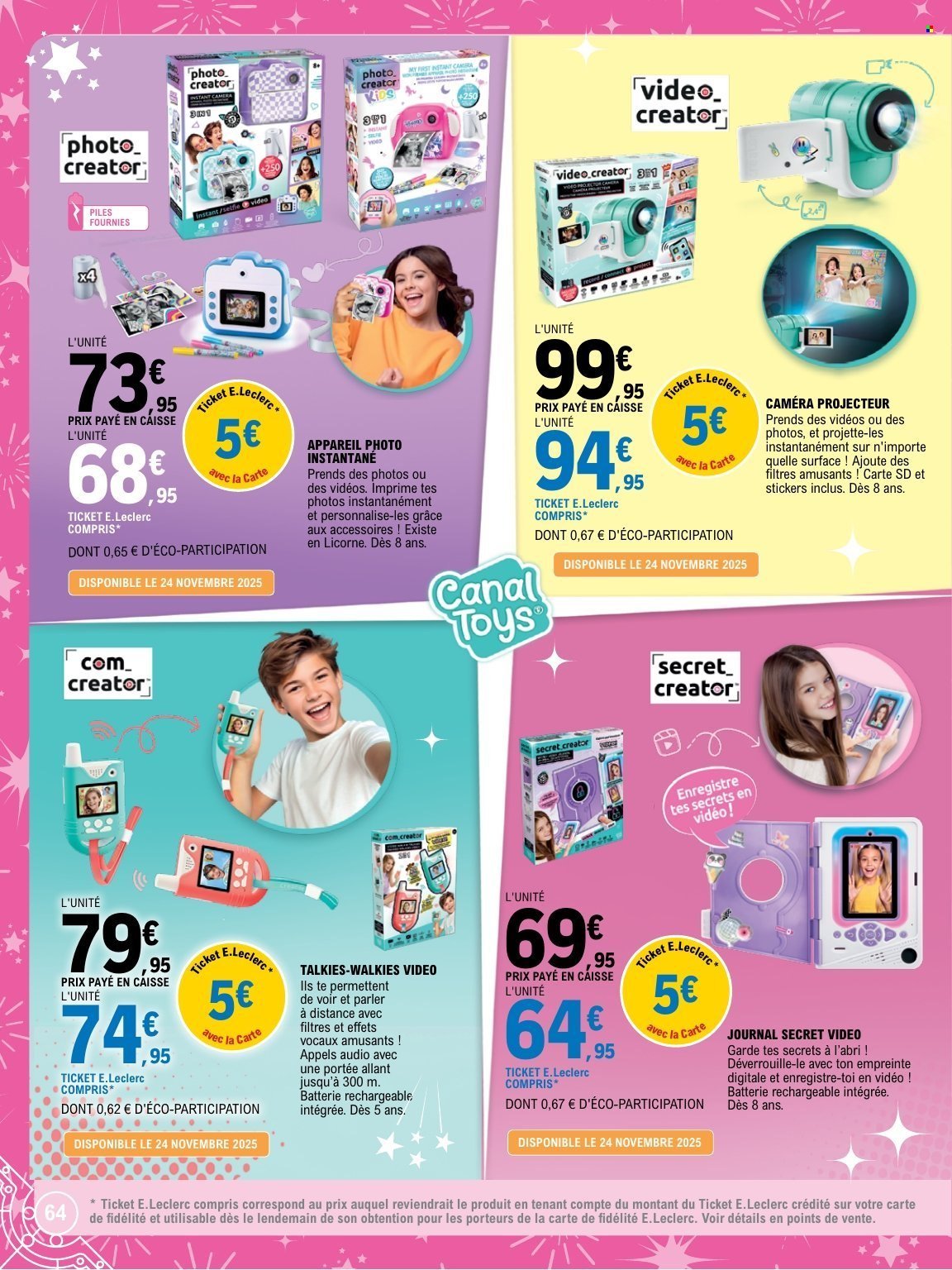 Catalogue E.LECLERC - Du mardi 11 novembre 2025