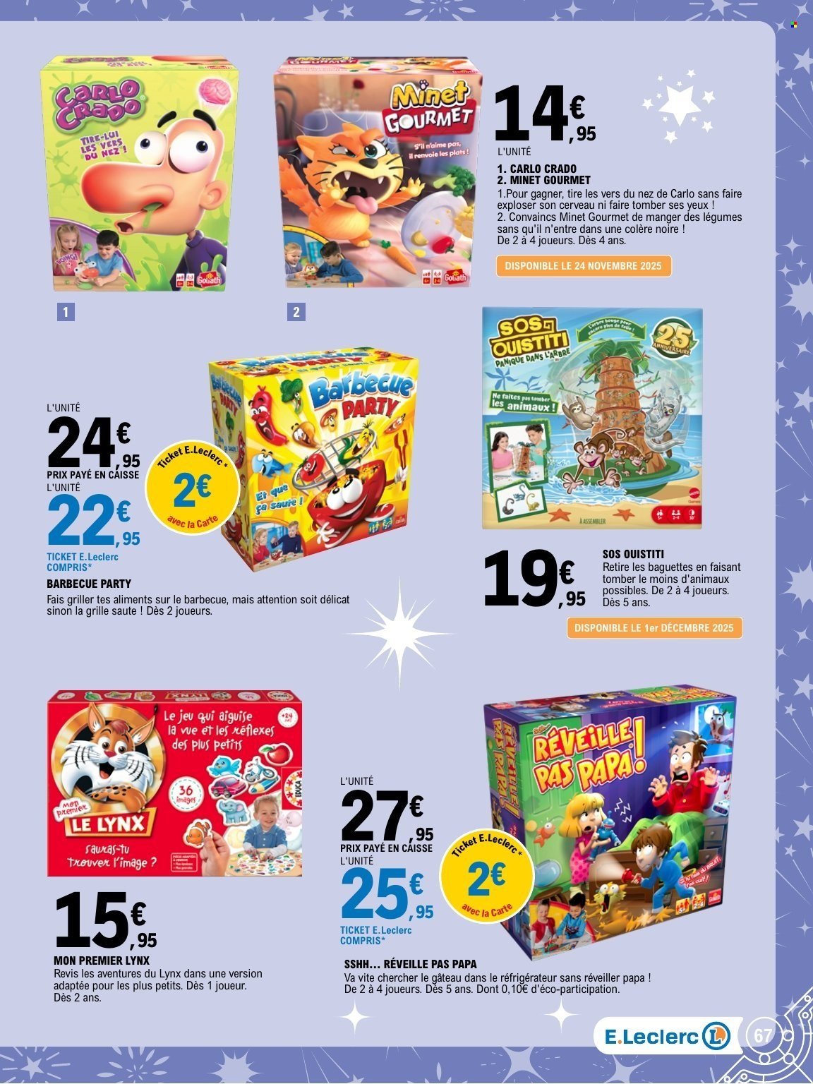 Catalogue E.LECLERC - Du mardi 11 novembre 2025