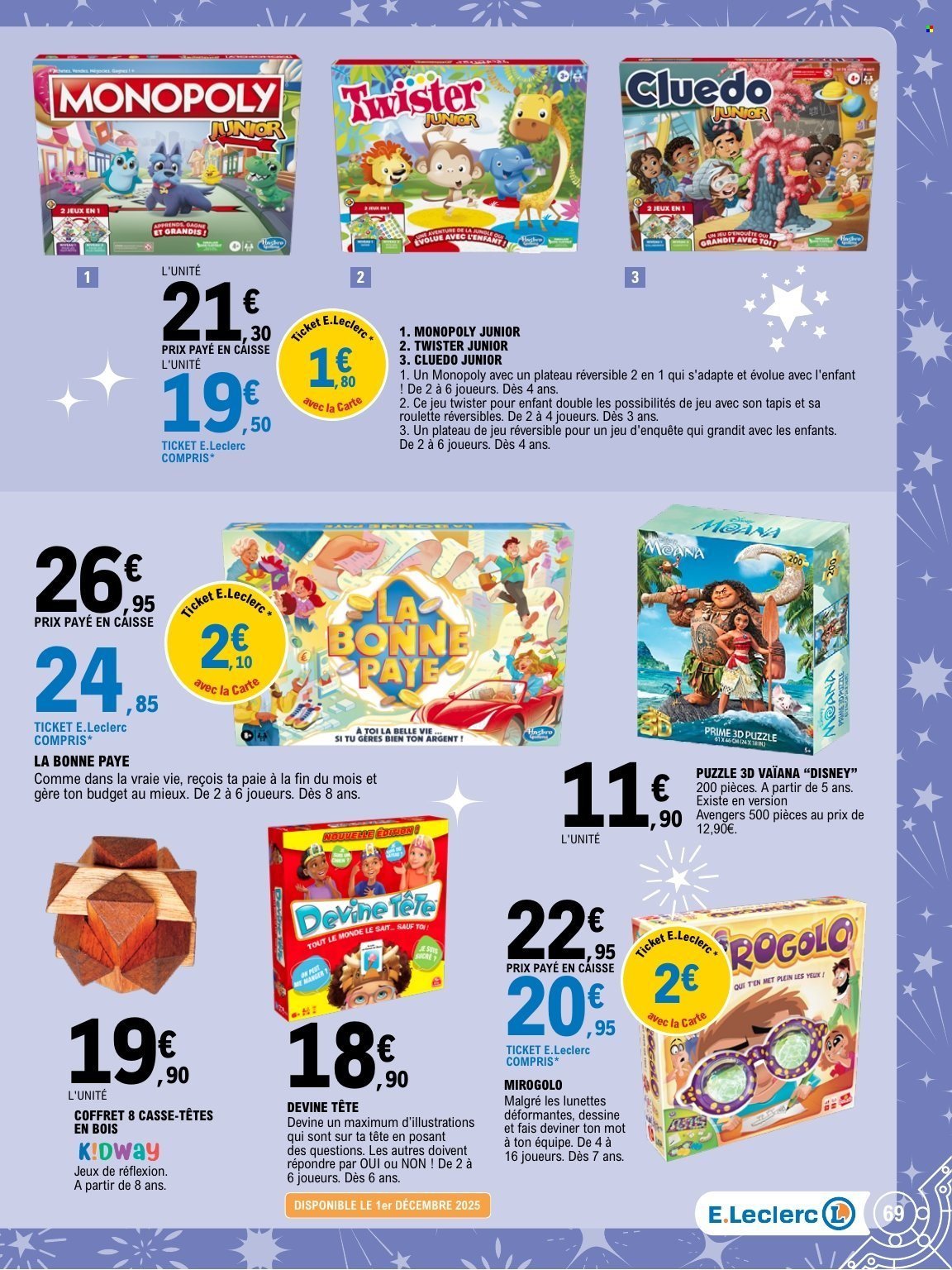 Catalogue E.LECLERC - Du mardi 11 novembre 2025