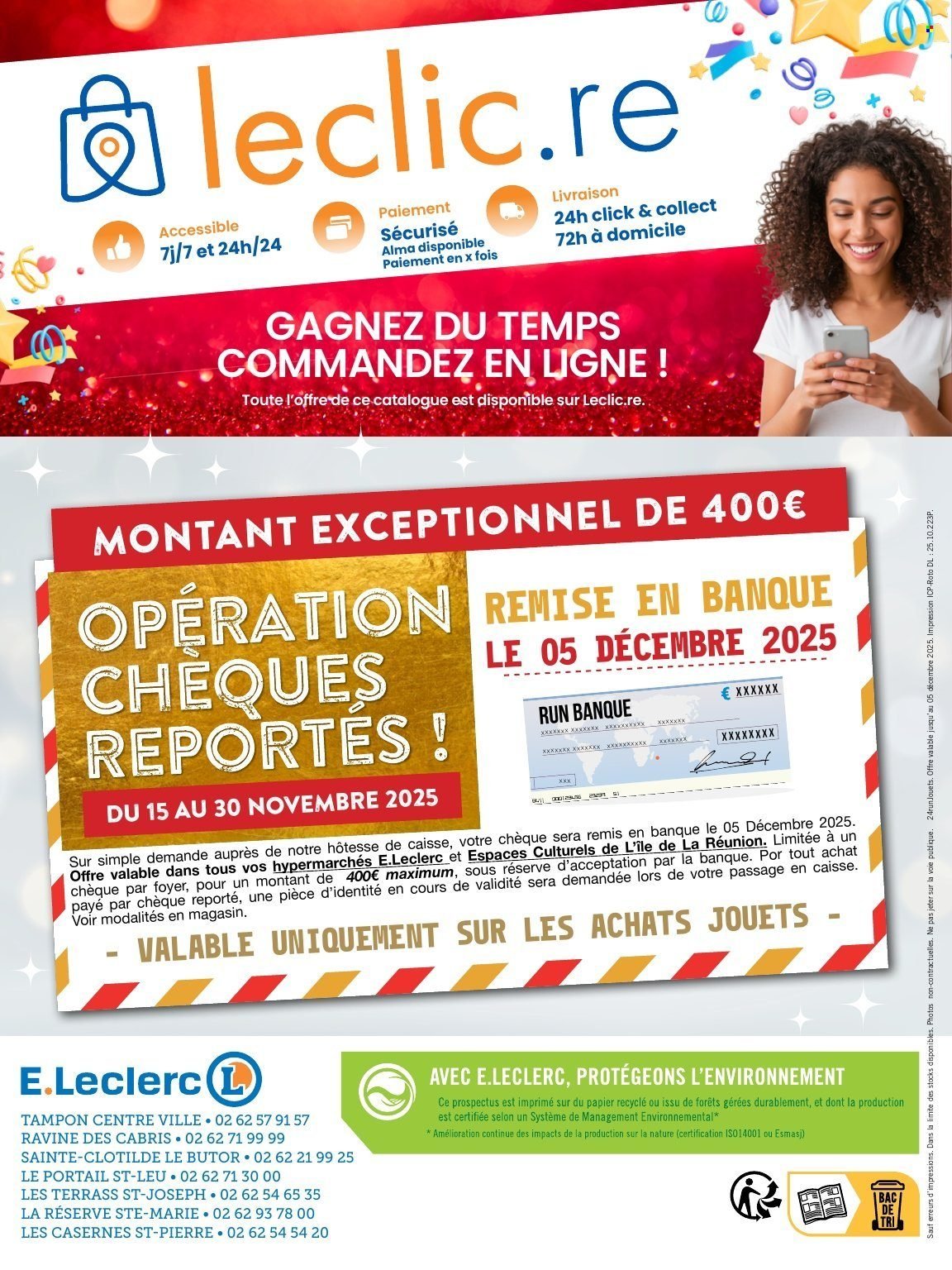 Catalogue E.LECLERC - Du mardi 11 novembre 2025