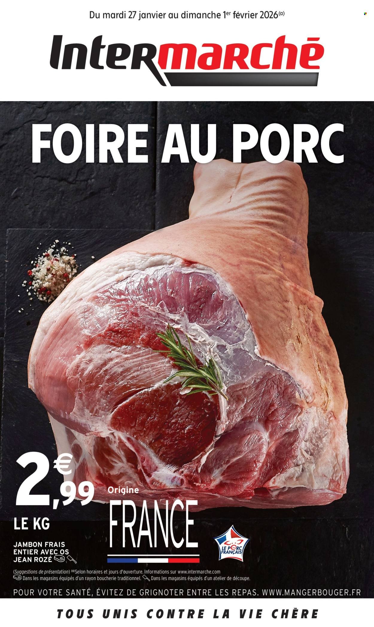 Catalogue INTERMARCHÉ - FOIRE AU PORC (2026-01-27 - 2026-02-01)