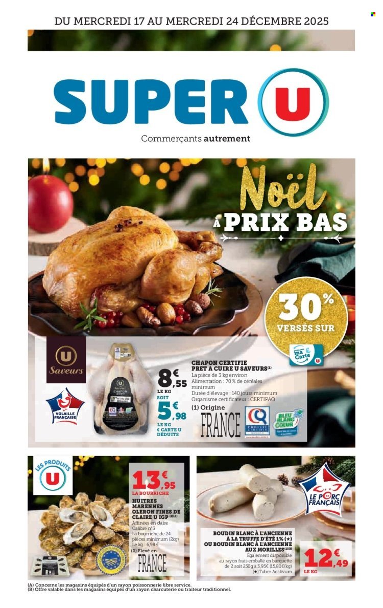 Catalogue SUPER U - Les prix bas de Noël (2025-12-17 - 2025-12-24)