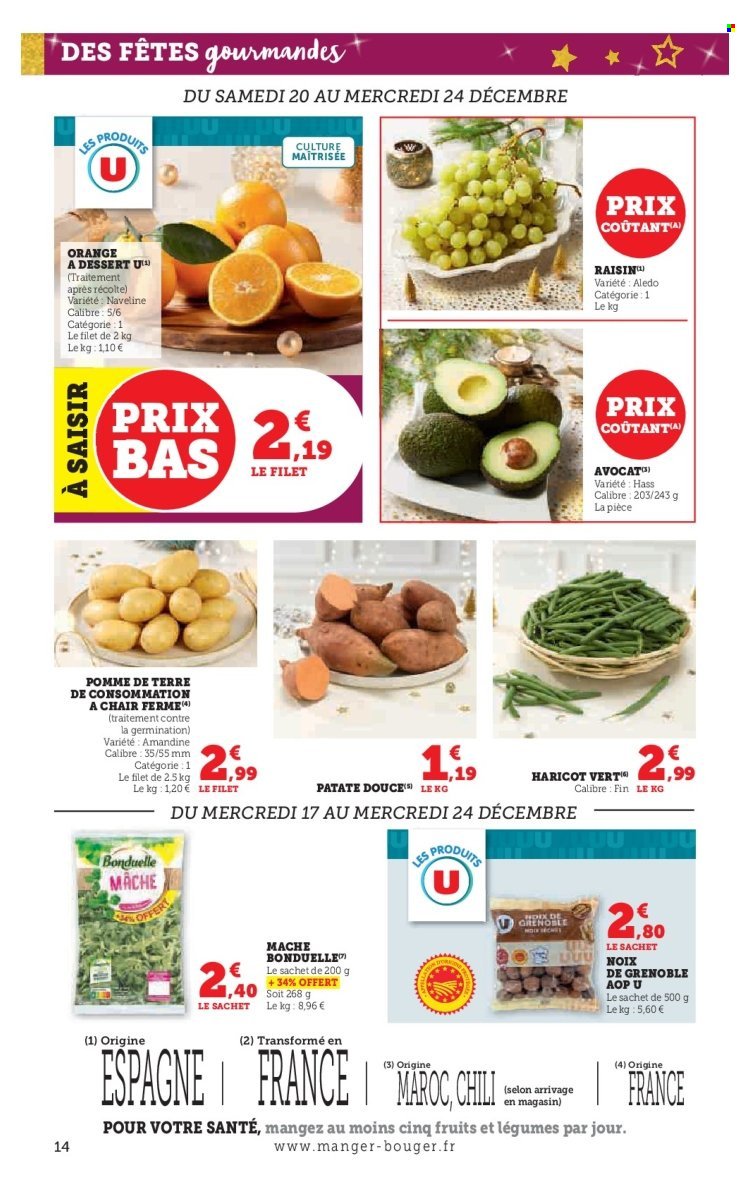 Catalogue SUPER U - Les prix bas de Noël (2025-12-17 - 2025-12-24)