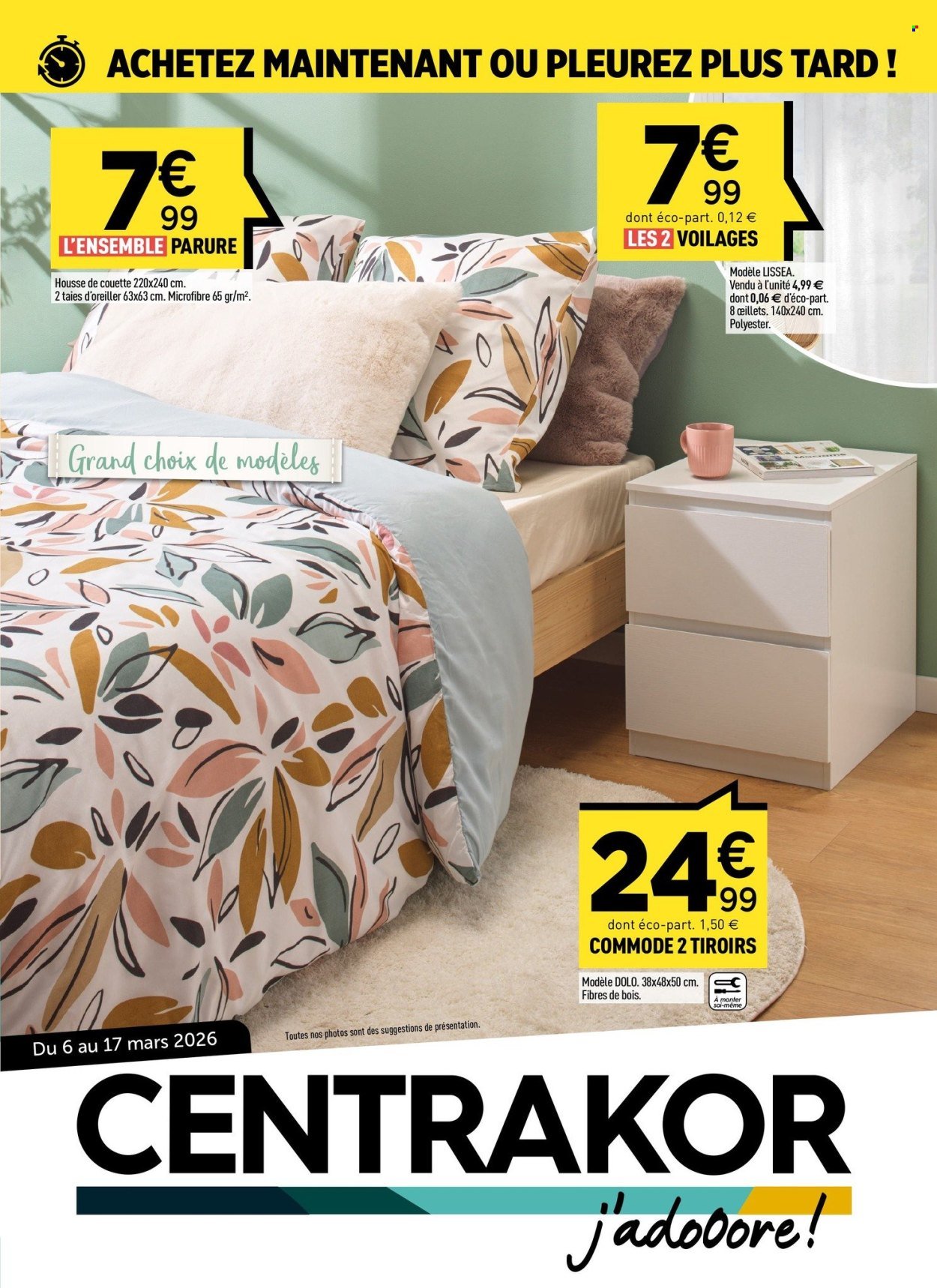 Catalogue CENTRAKOR - Du vendredi 6 mars 2026 (2026-03-06 - 2026-03-17)