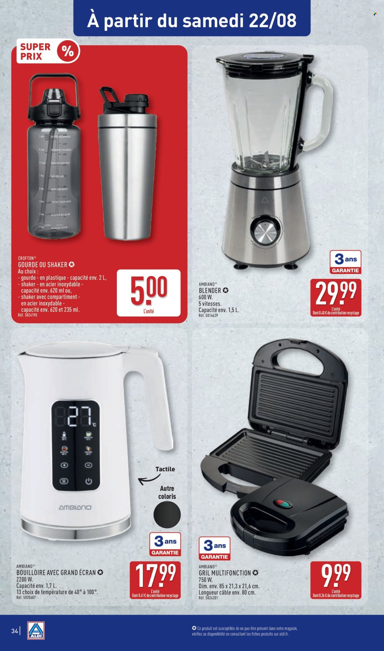 Catalogue ALDI - Nos bons plans de la semaine