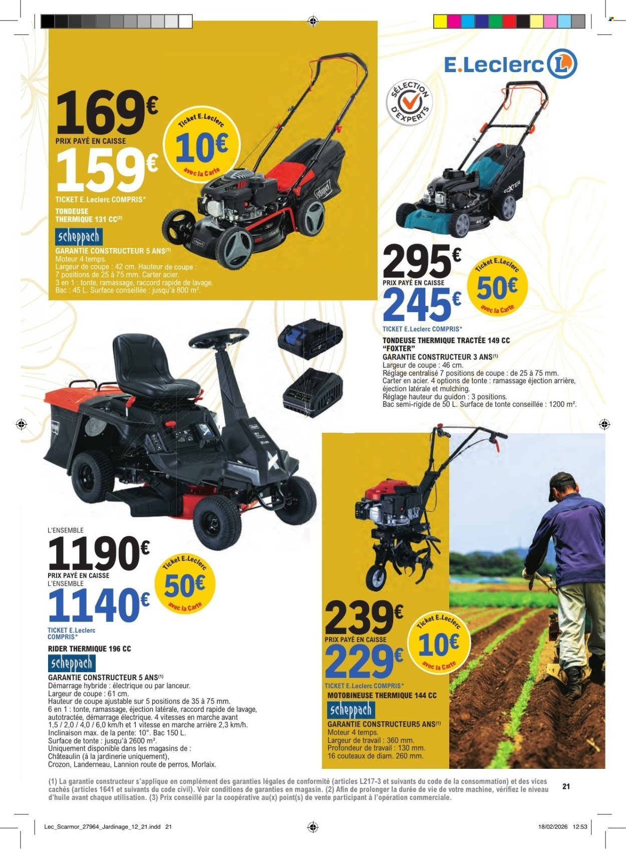 Catalogue E.LECLERC - Jardin (2026-03-10 - 2026-03-21)