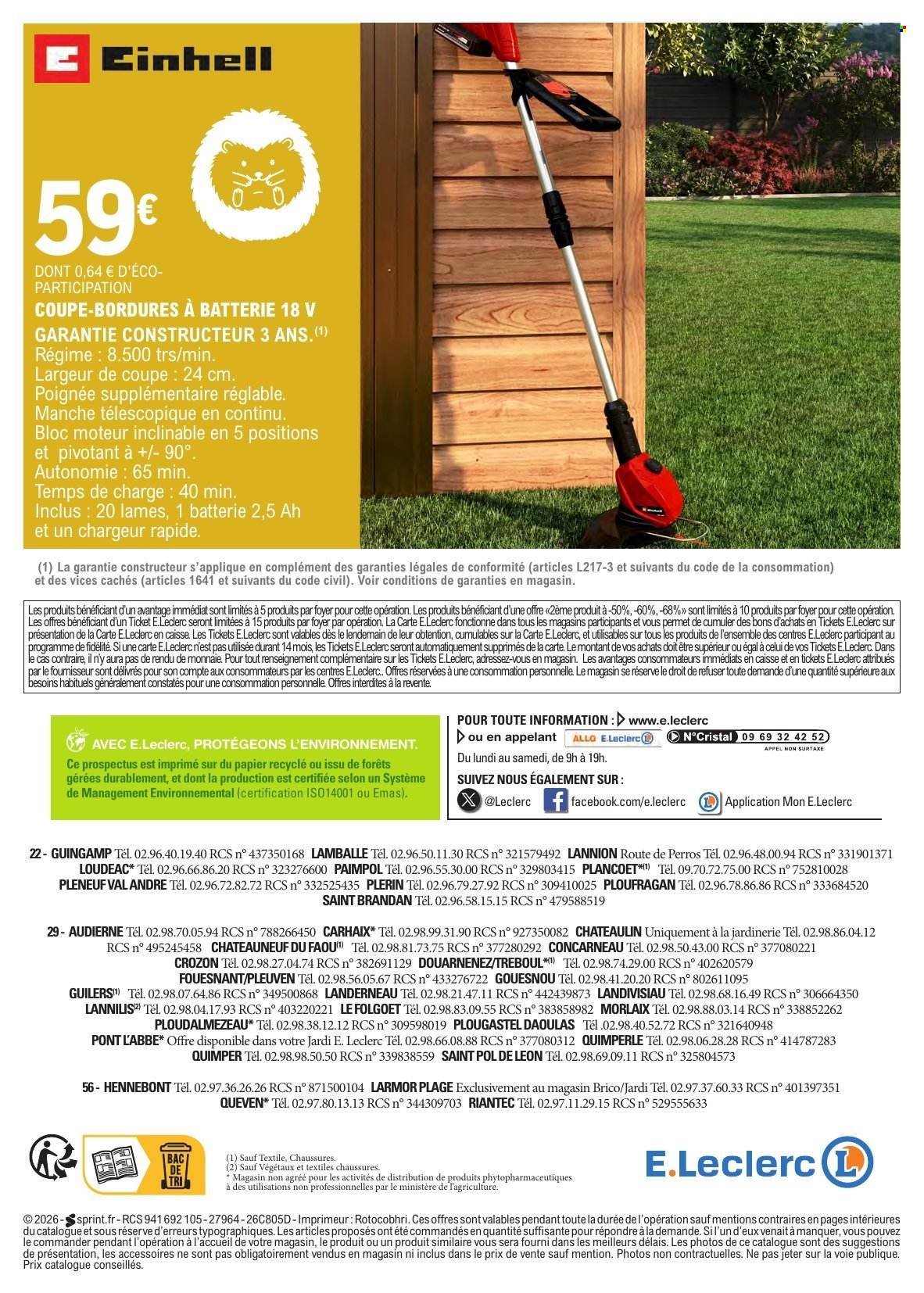 Catalogue E.LECLERC - Jardin